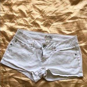 White shorts